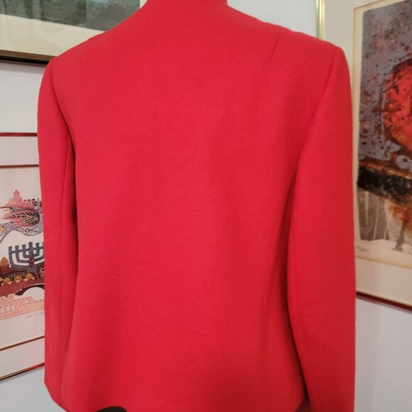 Vintage Pendleton 100% Wool Bolero Red Jacket - Picture 5 of 6